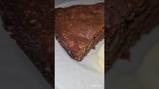 shortvideo dessert  Chocolate pie and vanilla ice cream [upl. by Klimesh]