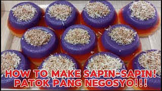 HOW TO MAKE SAPIN SAPIN RECIPEPATOK PANG NEGOSYOMami Chel [upl. by Ennairek]