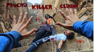 PSYCHO KILLER CLOWN VS PARKOUR POV  PART 1 [upl. by Hakvir309]