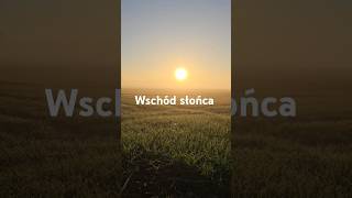 Wschód słońca słońce natura germany [upl. by Aronas]