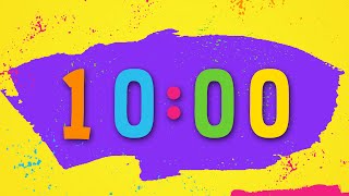 10 Minute Kids Cleanup Countdown with Song HD [upl. by Danny]