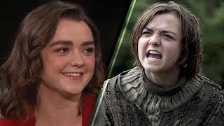 Maisie Williams Reveals She Knows EXACTLY How Game of Thrones Ends and Were Freaking OUT [upl. by Almena365]