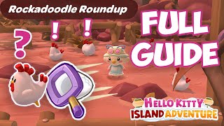 Rockadoodler Roundup Mini Game Strategy Guide 🐓 Hello Kitty Island Adventure 14 [upl. by Conal521]