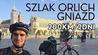 Szlak Orlich na rowerze ok 200km w 2 dni z Częstochowy do Krakowa [upl. by Aneehsram589]