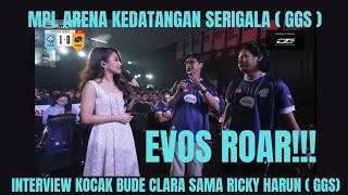 INTERVIEW KOCAK BUDE CLARA SAMA RICKY HARUN  GGS 😂‼️mobilelegends mplindonesia claramongstar [upl. by Sikko]