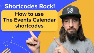 Using Shortcodes With The Events Calendar [upl. by Adriena]