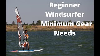 Beginner Windsurfing Gear [upl. by Jorey]