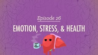 Emotion Stress and Health Crash Course Psychology 26 [upl. by Sacram491]