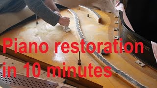 restoring a Steinweg grand Piano [upl. by Yaned]