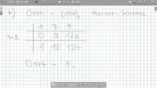 INF1002 Zahlensysteme II Horner Schema [upl. by Windzer]