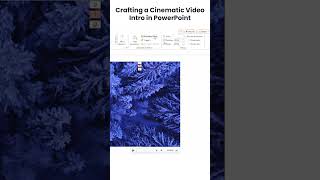 Crafting a Cinematic Video Intro in PowerPoint [upl. by Kcirdorb562]