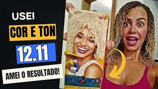 PINTANDO O CABELO COR E TON 1211 O AMARELADO SUMIU 😱 [upl. by Bald]