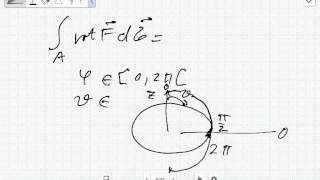 Integralsatz von StokesFluss von Wirbelfeld berechnen [upl. by Myke]