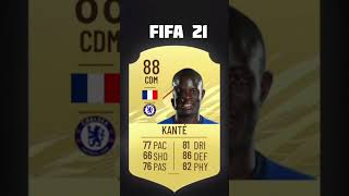 Kante card evolution in every Fifafc [upl. by Haral]