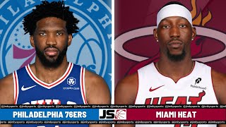 PHILADELPHIA 76ERS VS MIAMI HEAT  NBA Live Scoreboard 2024 [upl. by Aseral]