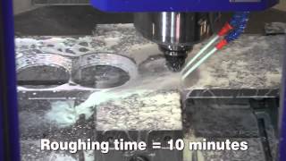 CENTROID CNC control High Speed Machining demonstration [upl. by Eirhtug]