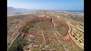 REMAX PRIME For Sale Plot 5793 sqm in Chohlakas Paros Cyclades  Paros island  Real Estate [upl. by Albers484]