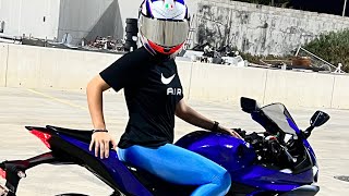 Kızıma sıfır 2023 YAMAHA R25 aldık 🥰🙏 yaşı şuan 16 [upl. by Naaitsirhc]