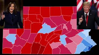 Pennsylvania Polling Shift Analysis Harris v Trump Sept [upl. by Wilser]