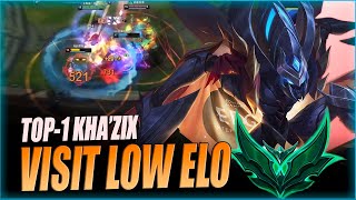 QIUYI KHAZIX  TOP 1 KHAZIX VISIT LOW ELO  KHAZIX VS BRIAR [upl. by Zerline]