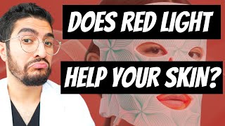 Red Light Skincare MIRACLE or Myth Dermatologist [upl. by Leirrad]