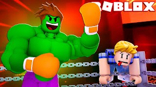 I became THE HULK in Roblox Boxing League 130 strength [upl. by Yatnuahs]