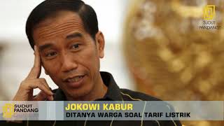 Jokowi Kabur Ditanya Rakyatnya soal Tarif Dasar LIstrik yang Naik [upl. by Kissel]