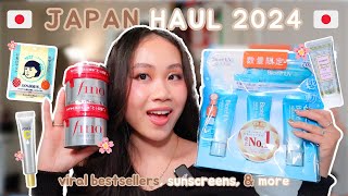 Very First JAPAN HAUL 🇯🇵✨  Viral Bestsellers Skincare Makeup Haircare amp More [upl. by Hanala816]