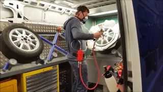 Mobile Alloy Wheel Repair Van Installation smartrepairtrainingcom [upl. by Ylimme262]