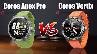 Coros Apex Pro vs Coros Vertix Comparison [upl. by Evita]