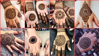 Latest Round mehndi design for eid 2022  Gol Tiiki Mehndi design  Circle Mehndi Design 2022 [upl. by Croix136]