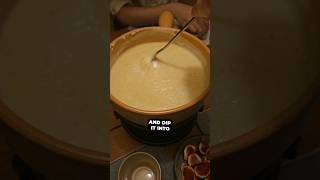 Traditional Swiss Cheese Fondue 🧀  Quick step by step Guide [upl. by Vihs97]