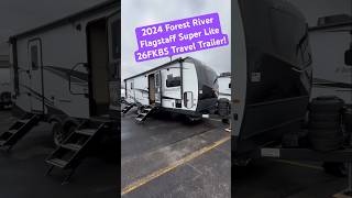 Amazing Travel Trailer Under 7000lbs 2024 Forest River Flagstaff Super Lite 26FKBS [upl. by Inus]