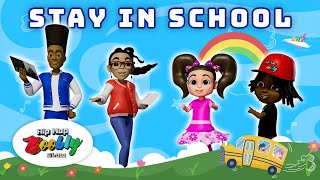 Stay In School Song  Nursery Rhymes amp Kids Songs  HipHop Boobly Show [upl. by Timmi999]