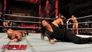 Raw  Randy Orton amp Team Hell No vs The Shield Raw June 3 2013 [upl. by Ainahtan]