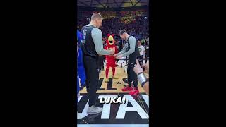 HOW Luka Doncic Reverse One Hand Half Court Shot All Star weekend [upl. by Sumerlin]