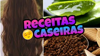 FAÇA SEU CABELO CRESCER MAIS RÁPIDO  RECEITAS CASEIRAS DE CAFÉ E BABOSA [upl. by Lenora]