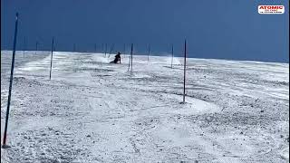 Aimery de Poilloue de Saint Mars 🇫🇷  slalom training in Chile aug 2024 weareskiing atomic [upl. by Ayamahs]