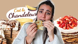 JE MANGE QUE DES CRÊPES PENDANT 24H 🥞  chandeleur [upl. by Drallim]