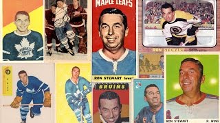 Ron Stewart NHL Hockey Card Collection [upl. by Eiddet]