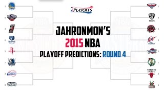 2015 NBA Playoff Predictions  Round 4 [upl. by Sualakcin]