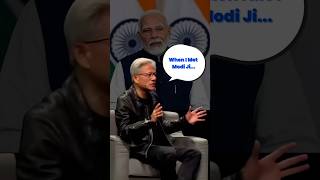 Modi ji’s vision on AI by CEO of Nvidia Jensen Huang [upl. by Selrahcnhoj]