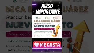 📌💰Beca Benito Juárez ¿A cuánto ascenderá la beca para estudiantes de nivel básico en México [upl. by Rush]