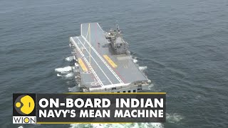 WION Ground Report An onboard look at India’s firstever indigenous aircraft carrier INS Vikrant [upl. by Wiskind]