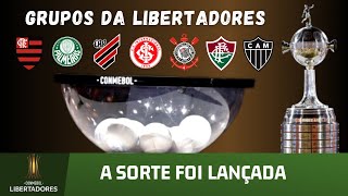 Definidos os grupos da Libertadores [upl. by Venable]