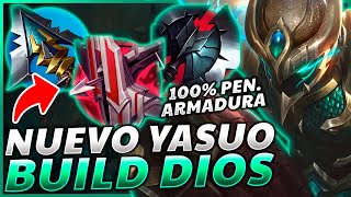 🤮¡LLEGÓ el NUEVO YASUO 100 PEN ARMADURA ¡ES como DAÑO VERDADERO PERMANENTE pero SIN HACER NADA [upl. by Nosille142]