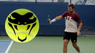 Stanislas Wawrinka Backhand in Slow Motion [upl. by Anwaf]