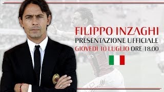 Filippo Inzaghi Presentazione Ufficiale  ITA  AC Milan Official [upl. by Etnor]