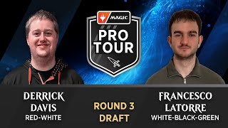 Pro Tour Murders at Karlov Manor Day 1 Round 3 Davis vs Latorre [upl. by Thorma]