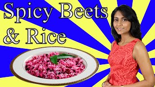 Spicy Beets and Rice Beet Root Rice [upl. by Aime]